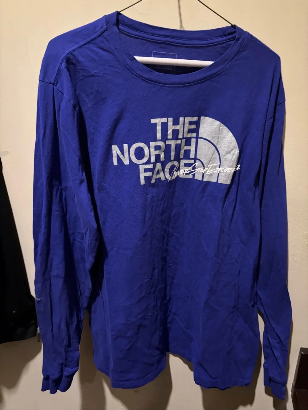 The North Face performance brand long sleeve Tee shirt mens size large